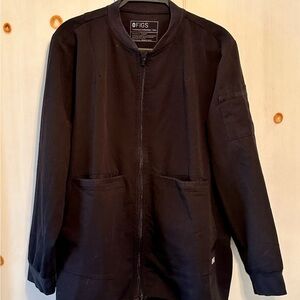 Figs Women's Black Scrub Jacket